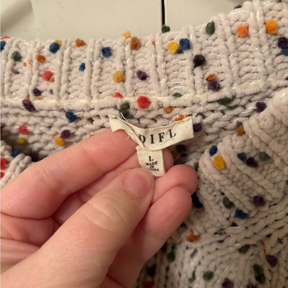 Speckled Knit Sweater - Multicolor - Picture 2 of 5